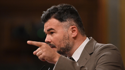 El portavoz de ERC, Gabriel Rufián