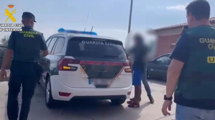 Momento de la detención del varón como supuesto autor de una agresión sexual