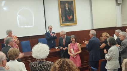 María Luisa Sarsa ingresa en la sección de física de la Real Academia de Ciencias de Zaragoza