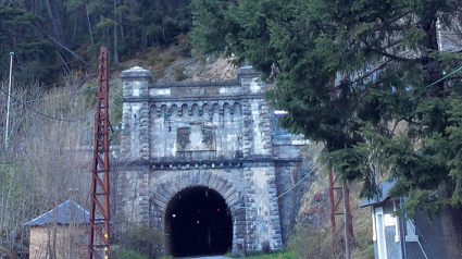 Boca sur del túnel de Somport