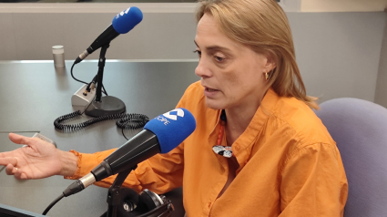 Raquel Gozález durante su entrevista en COPE