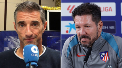 Joseba Larrañaga y Diego Pablo Simeone