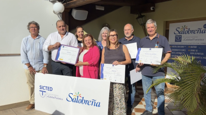 Entrega de diplomas SICTED en Hotel Avenida de Salobreña