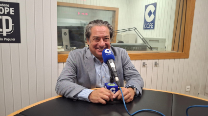 Eloy García en los estudios de COPE