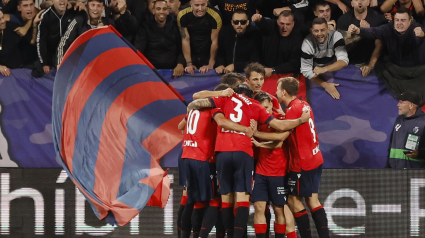 Osasuna le ha marcado cuatro goles al Barcelona en Pamplona.