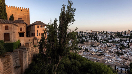 Imagen del amanecer desde la Alhambra