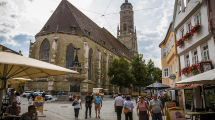 La iglesia de St George en  Nordlingen