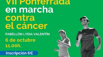 VII Marcha solidaria a favor del la AECC en Ponferrada