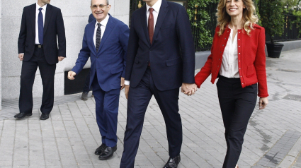 Pedro Sánchez y Begoña Gómez en imagen de archivo