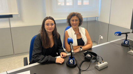 Eva Serna y Carmen Puente, en el estudio de COPE Murcia