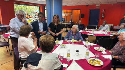 Visita al comedor social de Rio Xuvia en Ferrol