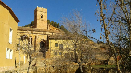 Imagen de Anento, uno de los pueblos más bonitos de España, en la provincia de Zaragoza.