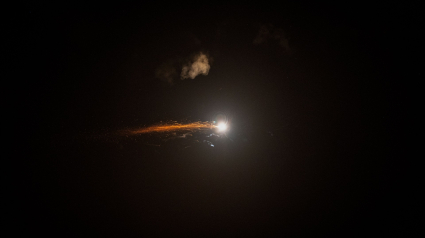 Se ven misiles lanzados desde Irán en el cielo de Tel Aviv