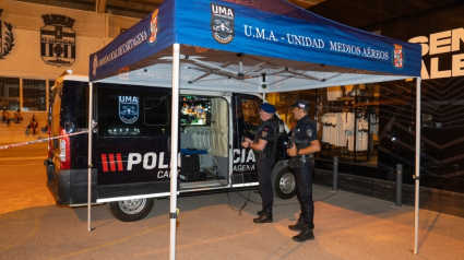 Operativo policial durante las fiestas