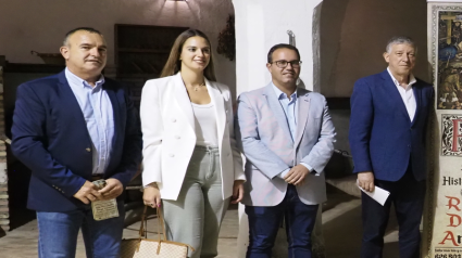 Milagros Romero durante la presentación de la XIV Corrida de Toros Pinzoniana