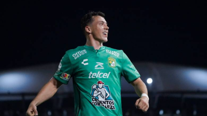 Federico Viñas con el Club León.