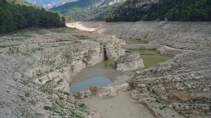 Embalses como Ulldecona están totalmente vacíos en Castellón