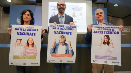 Euskadi arranca la campaña de vacunación contra la gripe y el COVID