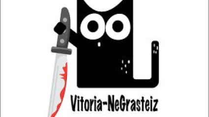 Gato Poe, logotipo e Negrasteiz