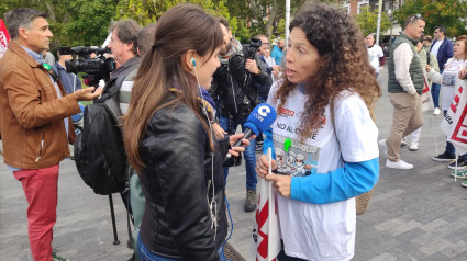 Alicia lleva 26 años trabajando en la fábrica de Bimbo en Valladolid. Fue su primer empleo