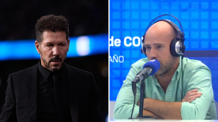 Diego Pablo Simeone y Gonzalo Miró