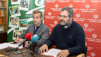 Leandro Roldán y Pablo Martín de Escuelas Católicas