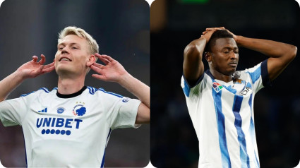 Oskarsson y Sadiq, delanteros de la Real Sociedad