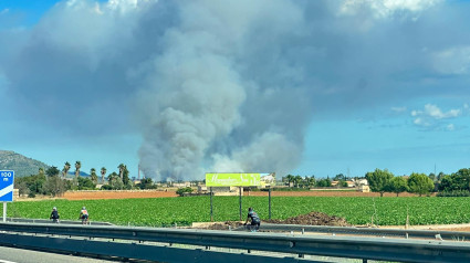 Incendio cerca de sa Pobla