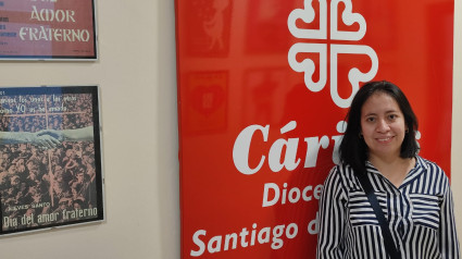 Melody regularizó su situación gracias a un curso de formación en Cáritas de Santiago