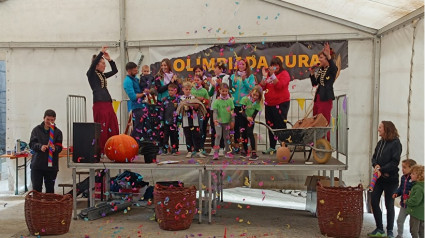 Ganadores de la Olimpiada Rural en Barós