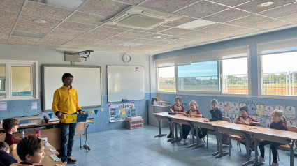 Recogida de cartas en el centro ISP de Peñíscola