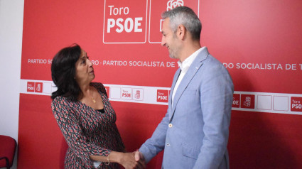 Un instante de la rueda de prensa de presentación de la moción en Toro