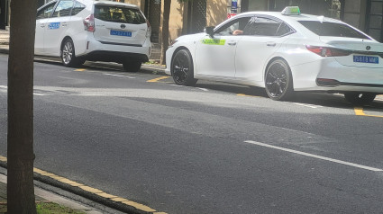 parada de taxis en San Sebastián