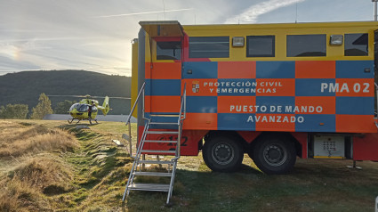 Protección Civil Burgos, helicóptero