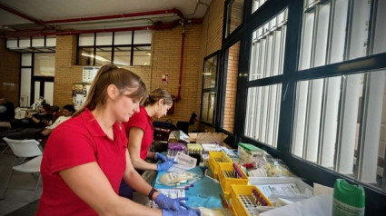 Colecta de sangre en la UAL.