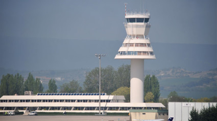 Vista del aeropuerto de Foronda