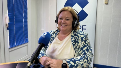 Ana Correa, presidenta de COEC, en los estudios de Cartagena