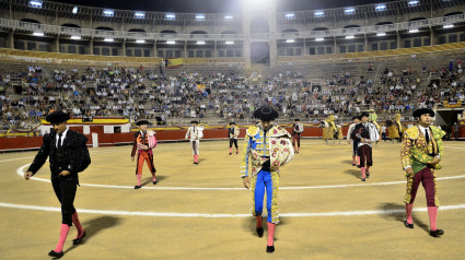 Paseíllo en la plaza de toros de Palma de Mallorca