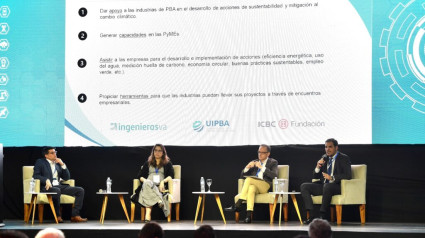 Javier Escribano, director ejecutivo de IngenierosVA, durante su participación en la Feria Somos Industria 2024 de Buenos Aires