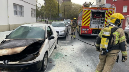 Los bomberos sofocaron las llamas que afectaron a la zona del motor