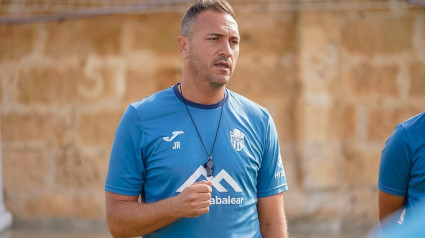 Jordi Roger en su etapa como entrenador balearico