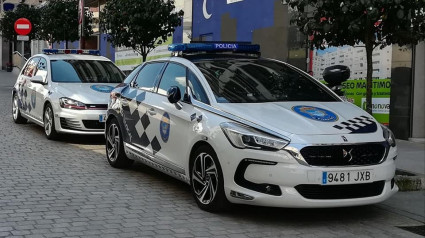 Coches patrulla de la Policía Local de O Porriño