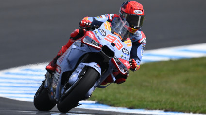 Marc Márquez, durante los entrenamientos en el GP de Australia