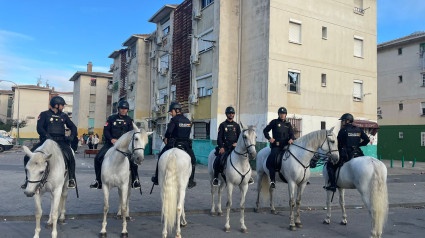 Policía Montada en las Tres Mil Viviendas