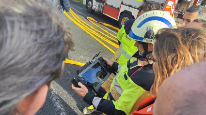 El nuevo robot de los bomberos de Bizkaia