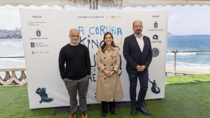 A alcaldesa Inés Rey, na presentación