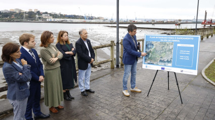 La presenntación del saneamiento de la zona rural se realizó en la zona de A Malata