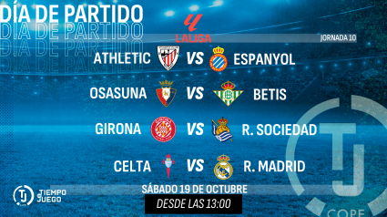 Partidos del sábado 19 de octubre