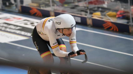 Sebastián Mora, durante el Campeonato del Mundo de ciclismo en pista 2024.

REMITIDA / HANDOUT por RFEC
Fotografía remitida a medios de comunicación exclusivamente para ilustrar la noticia a la que hace referencia la imagen, y citando la procedencia de la imagen en la firma
18/10/2024