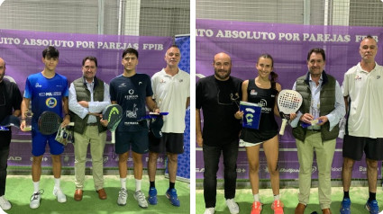 Ganadores del Torneo Cope Indoor de Pádel